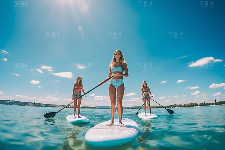 浆板运动健身高清摄影图