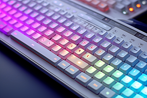 电脑键盘RGB电竞素材