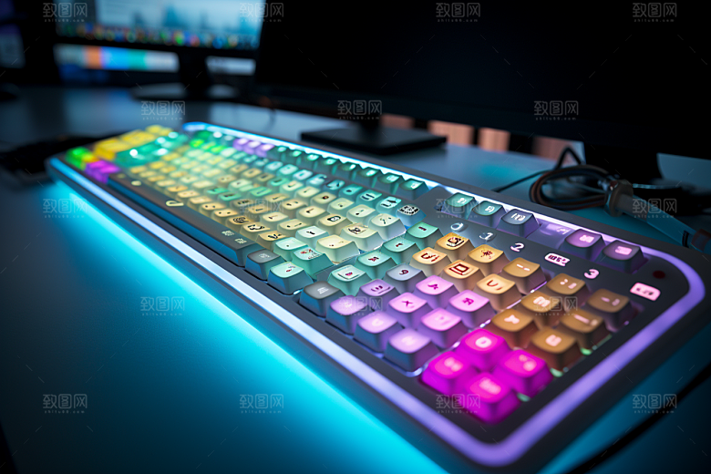 电脑键盘机械键盘时尚素材