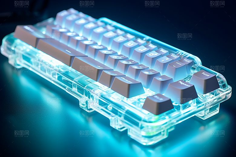 电脑键盘外设机械键盘素材