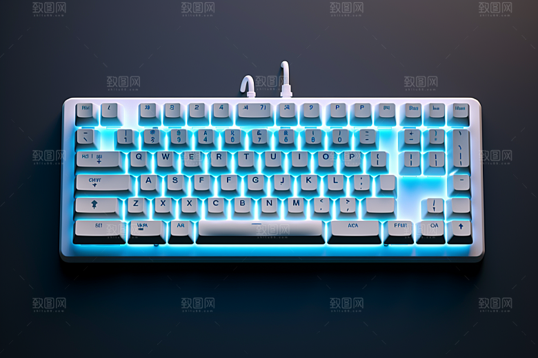 电脑键盘时尚RGB素材