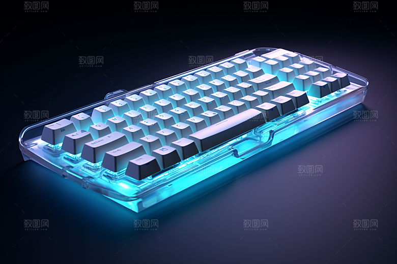 电脑键盘外设RGB素材