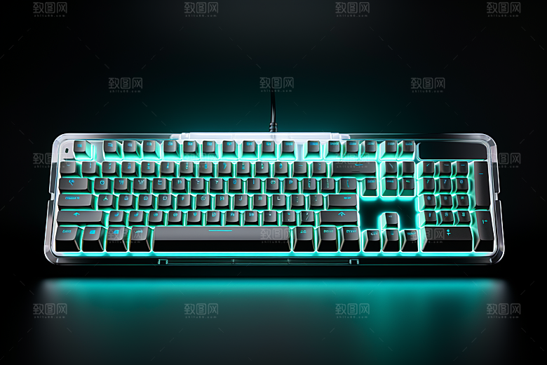 电脑键盘游戏电竞素材