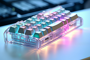 电脑键盘光效电竞素材