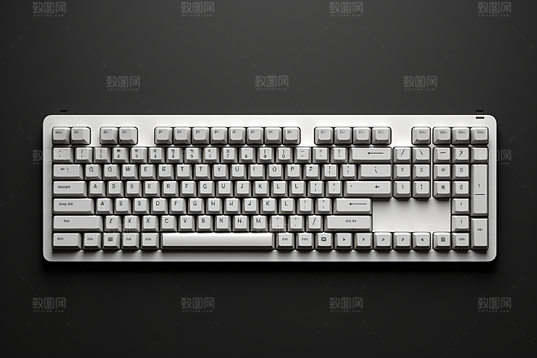 电脑键盘电竞机械键盘素材
