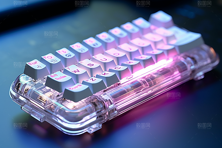 电脑键盘电脑配件时尚素材