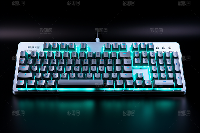电脑键盘电竞游戏素材
