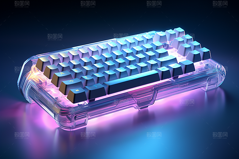 电脑键盘游戏高清素材