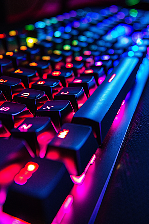 电脑键盘游戏电竞素材