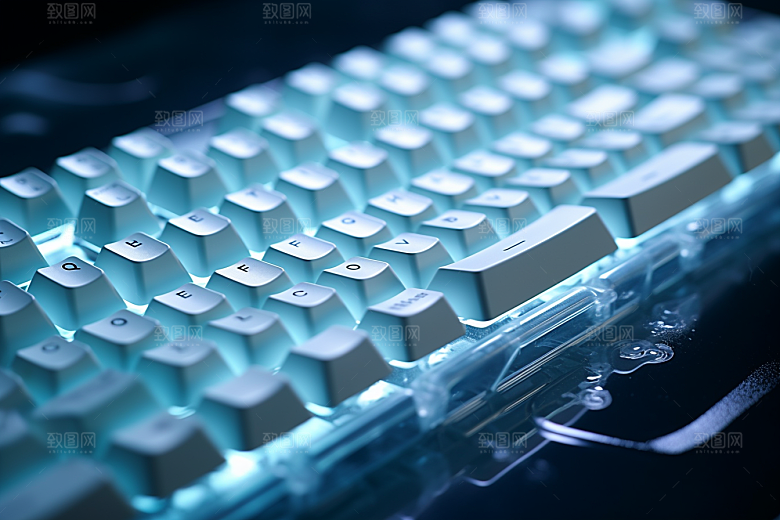电脑键盘RGB高清素材