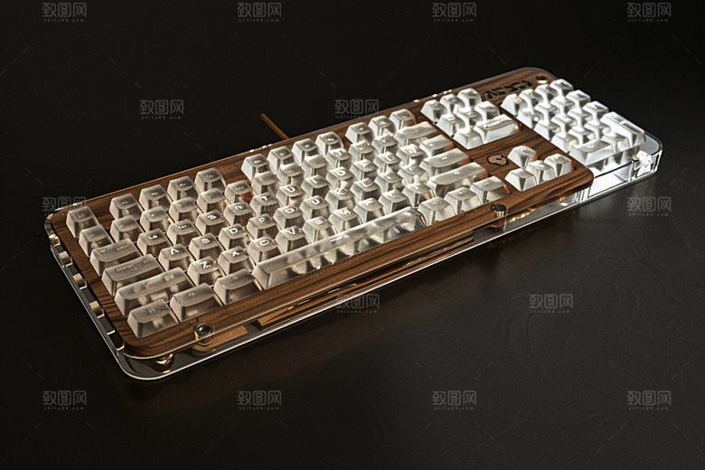 电脑键盘光效游戏素材