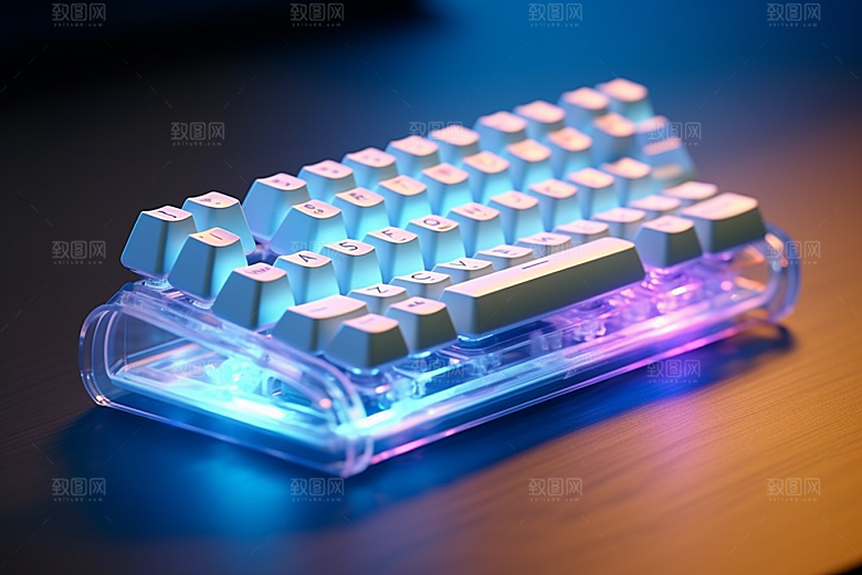 电脑键盘机械键盘高清素材