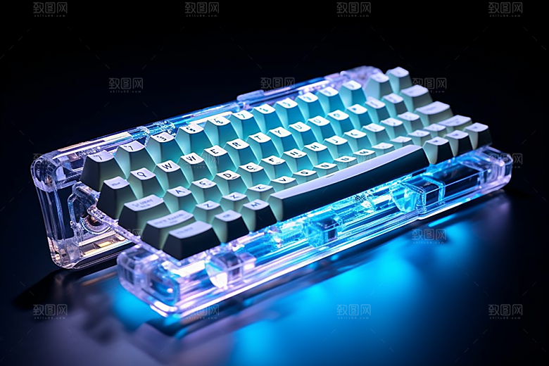 电脑键盘游戏RGB素材