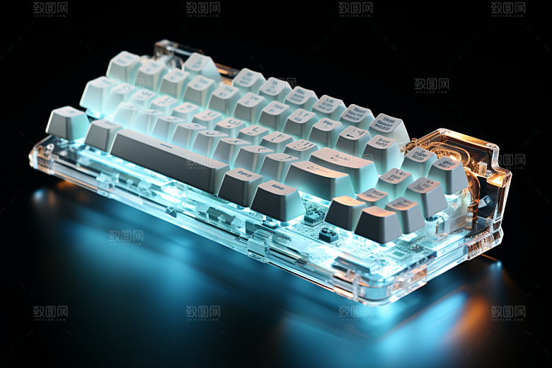 电脑键盘机械键盘RGB素材