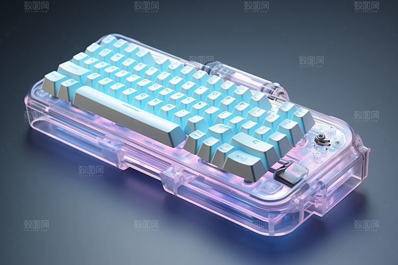 电脑键盘电竞机械键盘素材