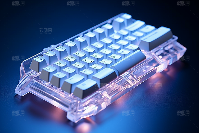 电脑键盘电竞外设素材