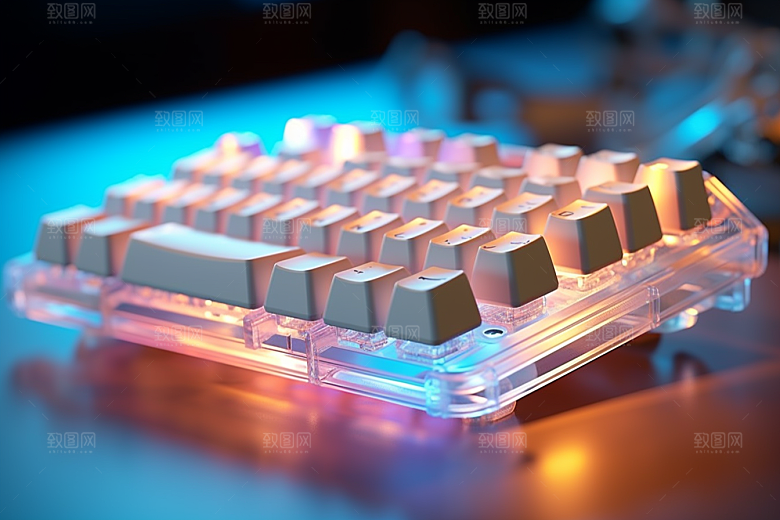 电脑键盘外设高清素材
