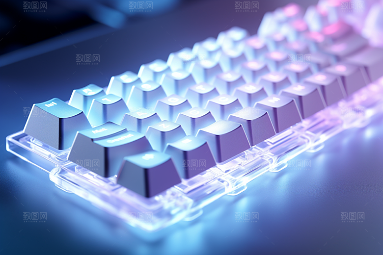 电脑键盘RGB时尚素材