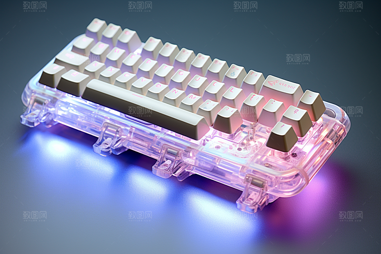电脑键盘外设彩色素材