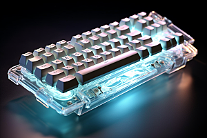 电脑键盘光效RGB素材