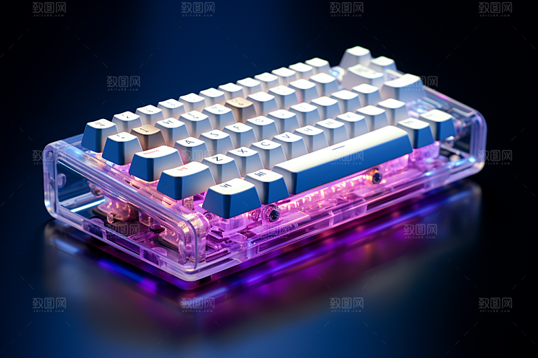 电脑键盘机械键盘RGB素材