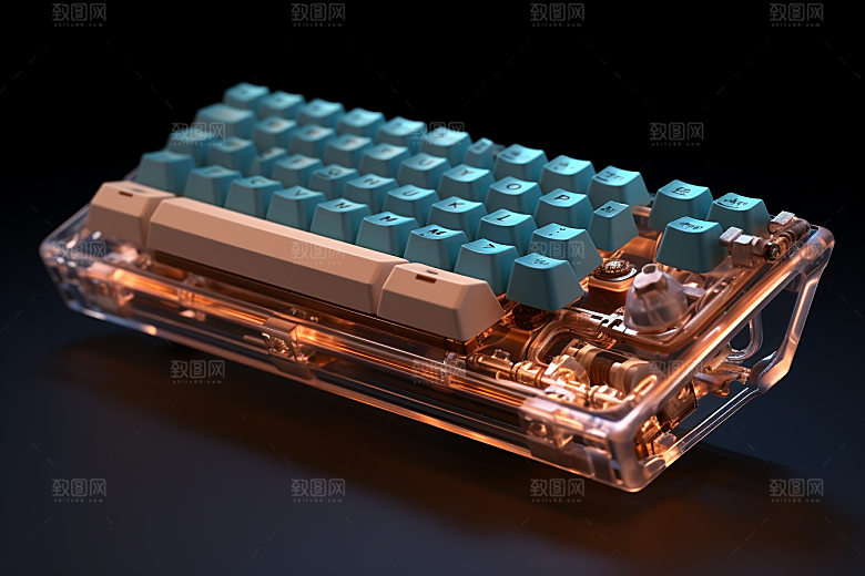 电脑键盘游戏RGB素材