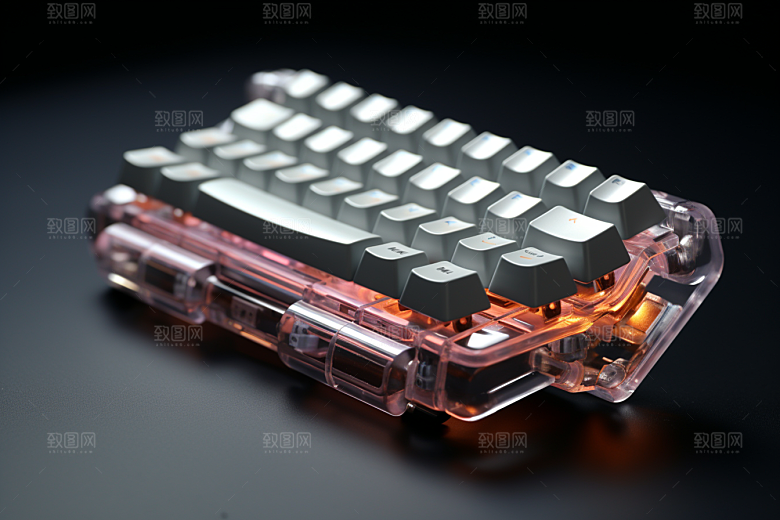 电脑键盘电竞机械键盘素材