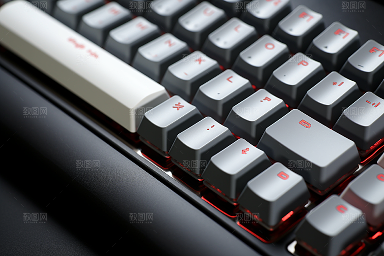 电脑键盘时尚科技感素材