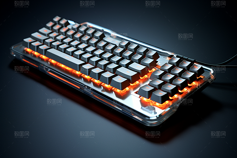 电脑键盘机械键盘外设素材