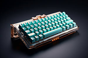 电脑键盘RGB光效素材