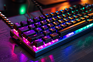 电脑键盘电脑配件RGB素材