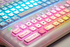 电脑键盘光效外设素材