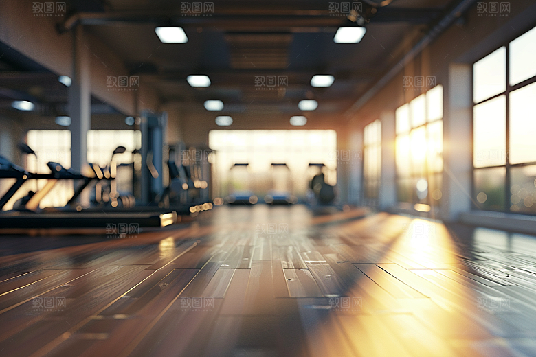 健身房锻炼高清摄影图