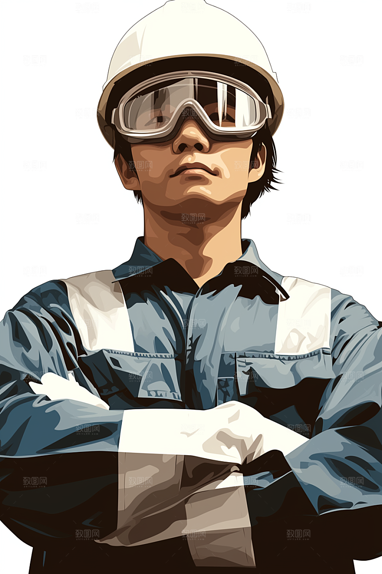建筑工人高清建设插画