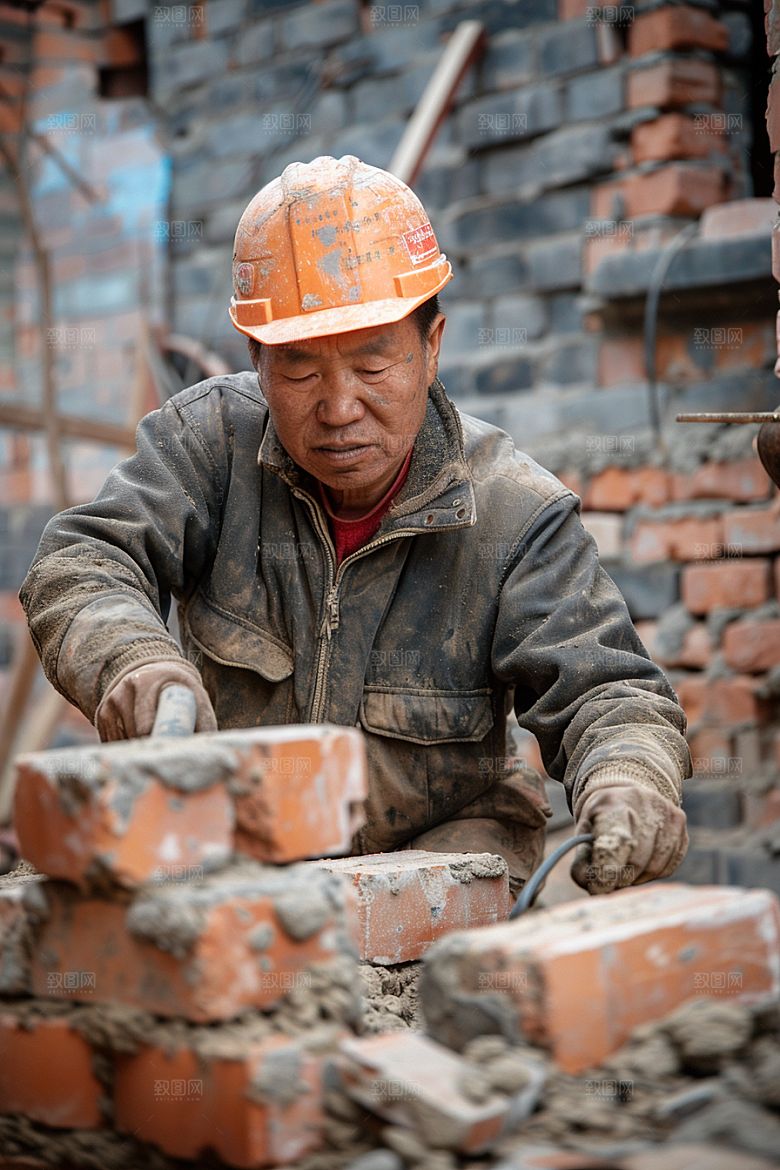 建筑工人职业建设摄影图