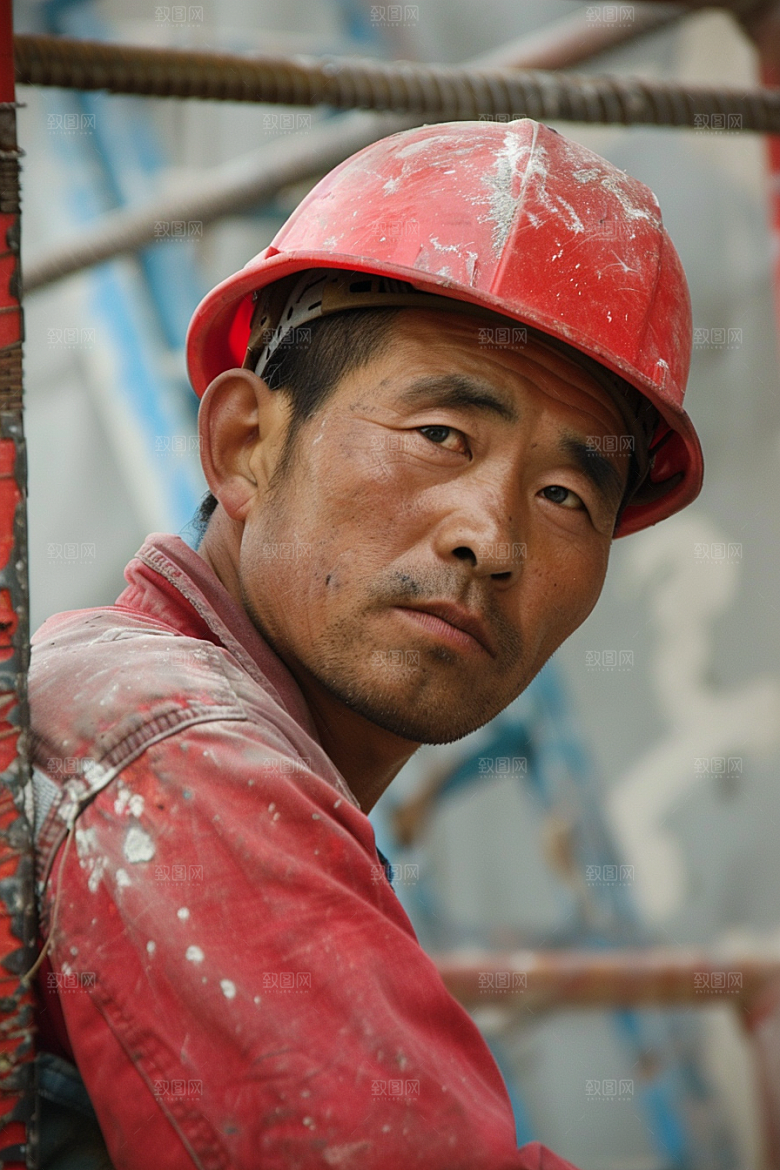 建筑工人建设岗位摄影图