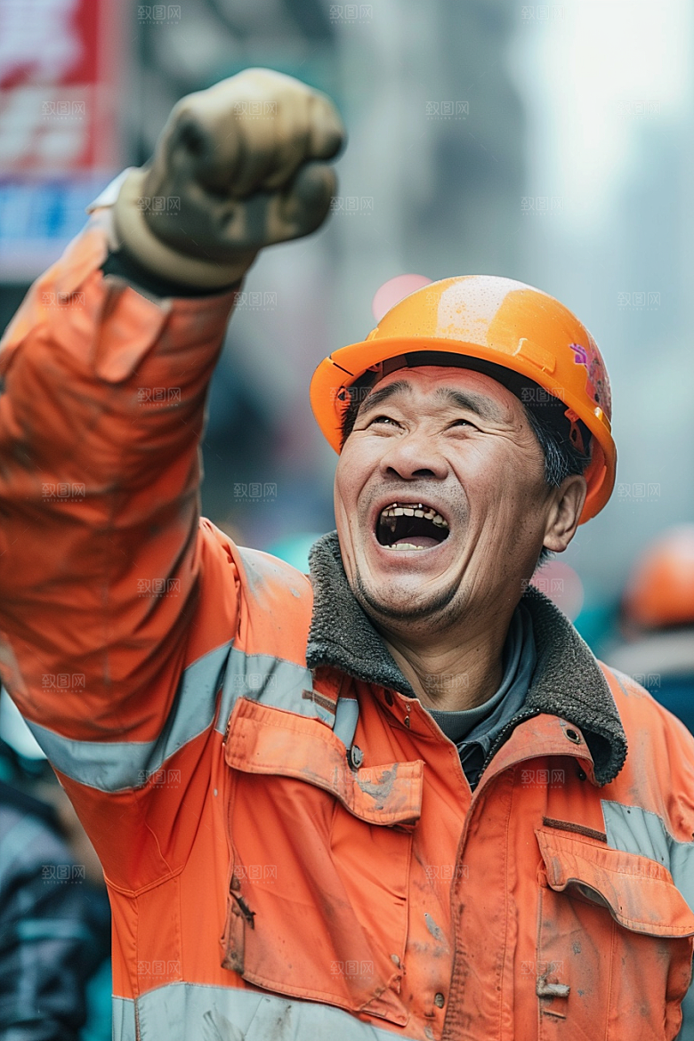 建筑工人建设肖像摄影图