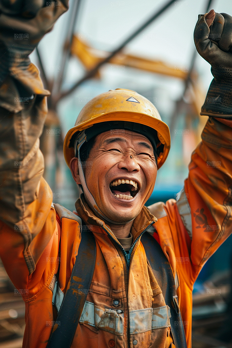 建筑工人高清五一劳动节摄影图