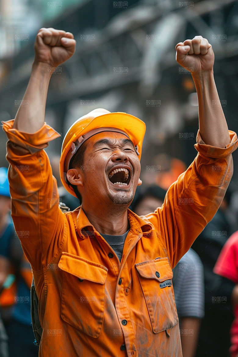 建筑工人建设人物摄影图