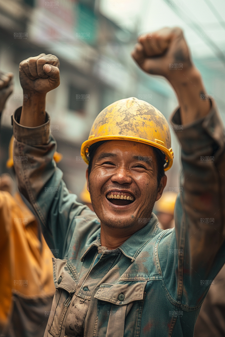 建筑工人高清人物摄影图