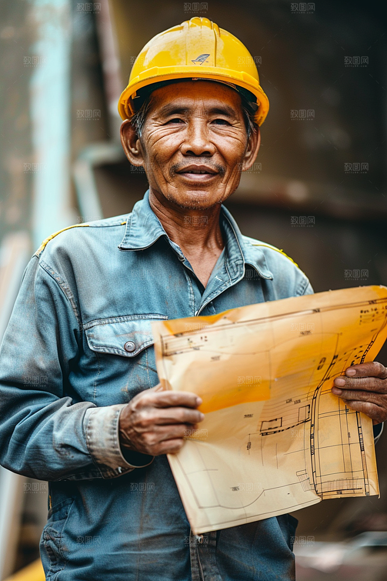 建筑工人岗位建设摄影图