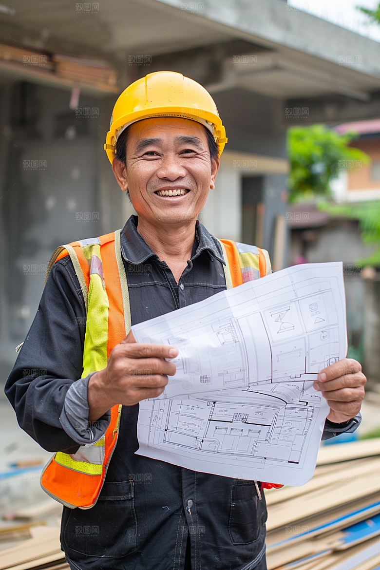 建筑工人高清人物摄影图