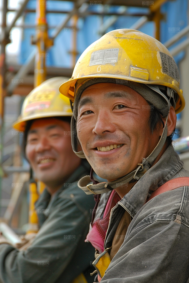 建筑工人建设职业摄影图