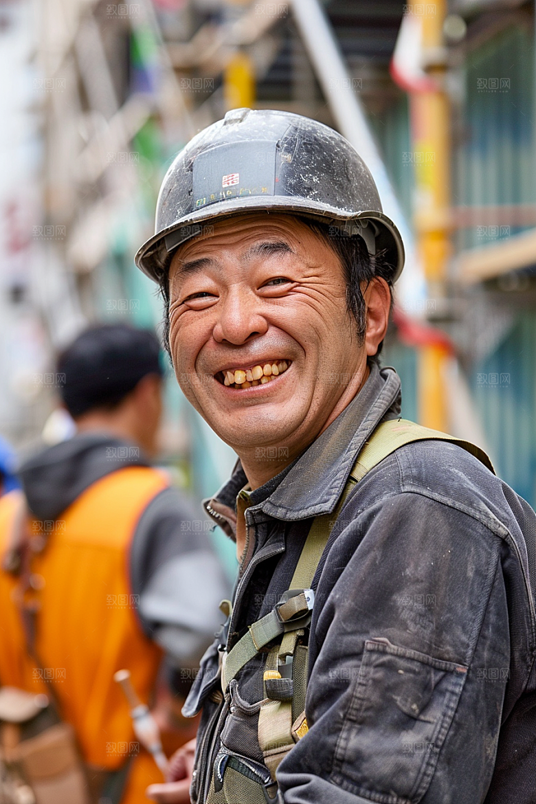 建筑工人高清肖像摄影图
