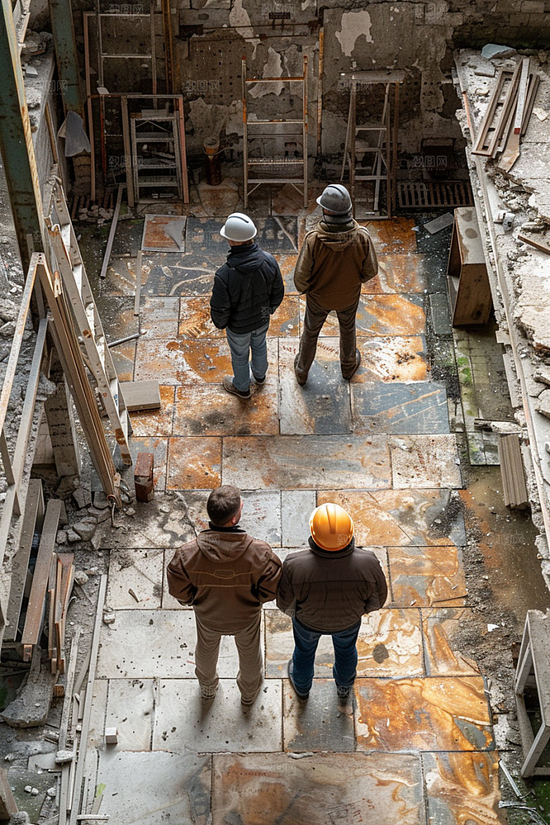 建筑工人建设岗位摄影图