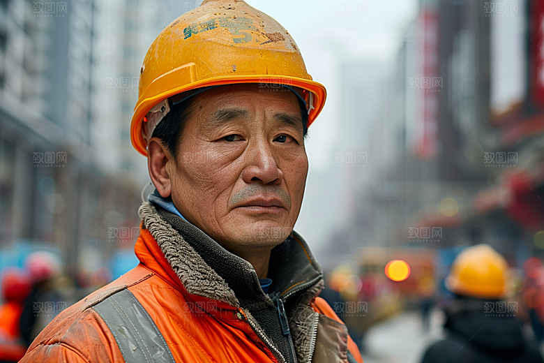 建筑工人高清人物摄影图