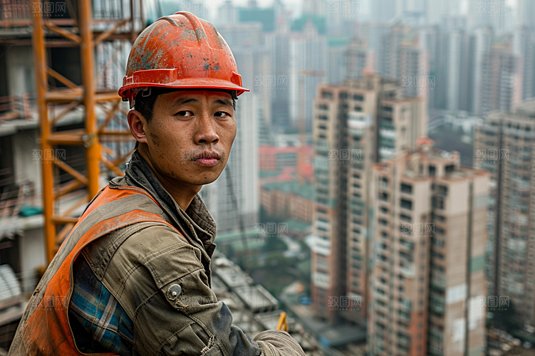 建筑工人建设岗位摄影图