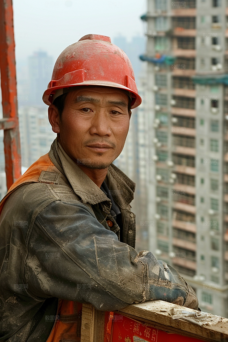 建筑工人高清人物摄影图