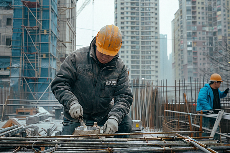 建筑工人高清工作摄影图