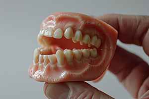看牙医假牙模型问诊场景
